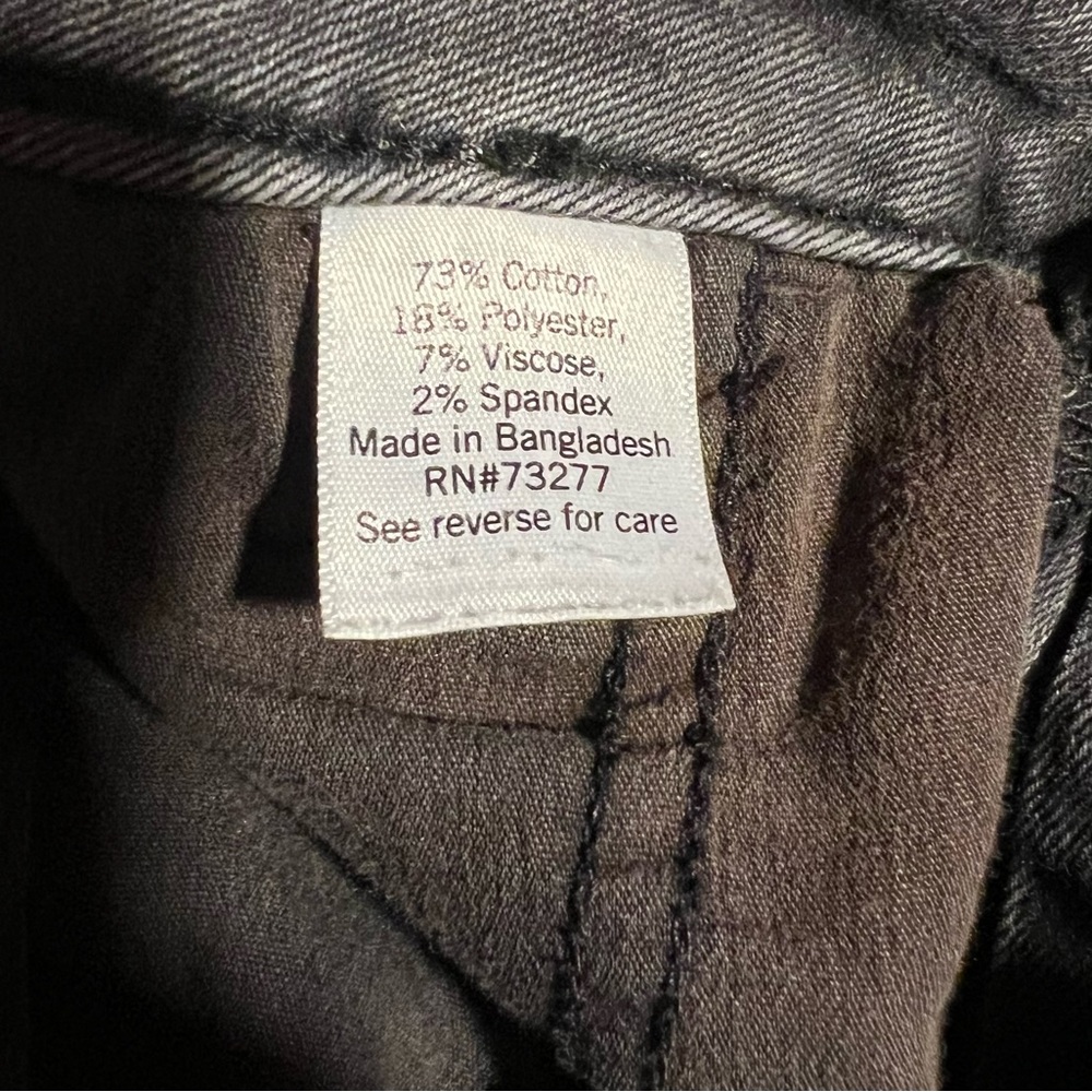 Nine West Faded Black Flare Jeans - Picture 4 of 5